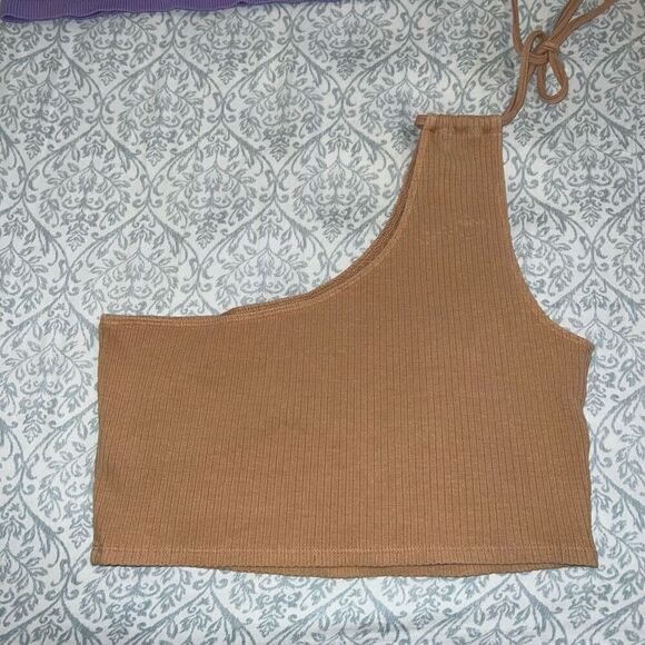 Aerie and Aeropostale Crop top bundle set one shoulder scoop neck seamless size - Picture 5 of 7